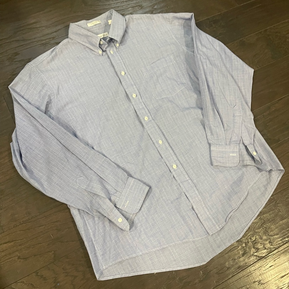 Christian Dior Men’s Long Sleeve Button Down Shirt Size 34/35 and 17 Neck - Picture 2 of 6